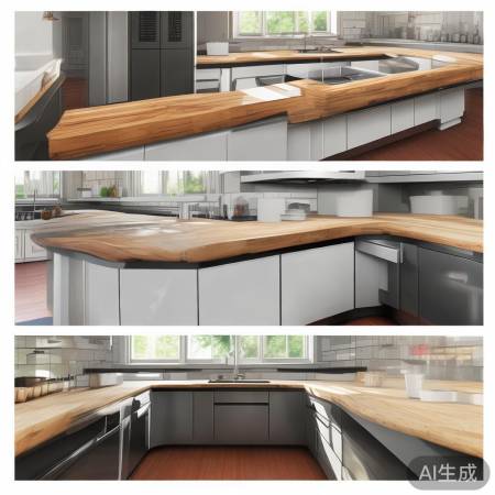 集成灶厨房柜台款式盘点：潮流与实用并存