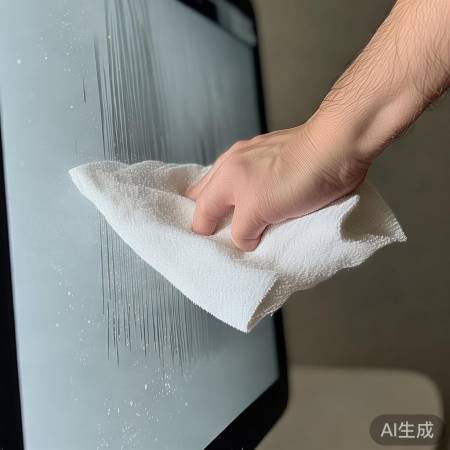 清洁屏幕,恢复清晰。