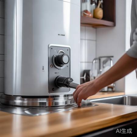 调整水阀,稳定水压