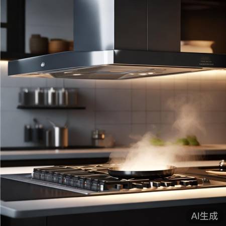 万喜油烟机，吸烟静音佳