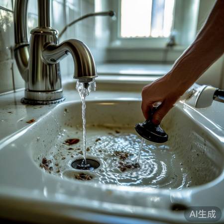 水管堵塞,热水供应问题