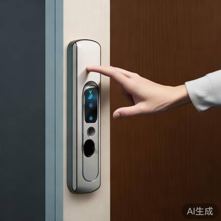 指纹锁长按连续识别：便捷安全，一触即达家门