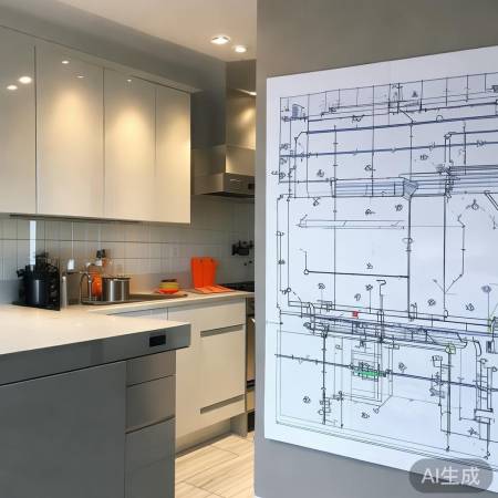 提前规划孔位,避燃管美观。