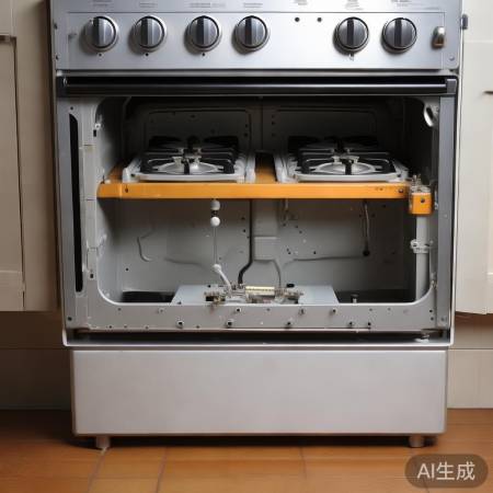 燃气灶下藏匿小部件