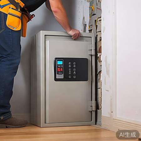 保险柜维修前,记密码拆下来