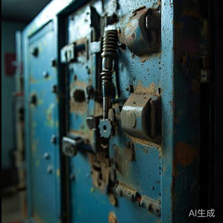保险柜机械老化,需保养。