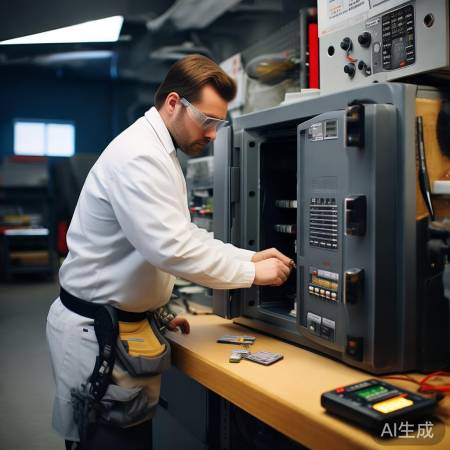 先锋保险柜:检查门闩,换电池,