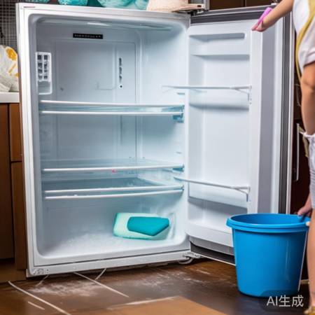 清理冰箱,防漏电