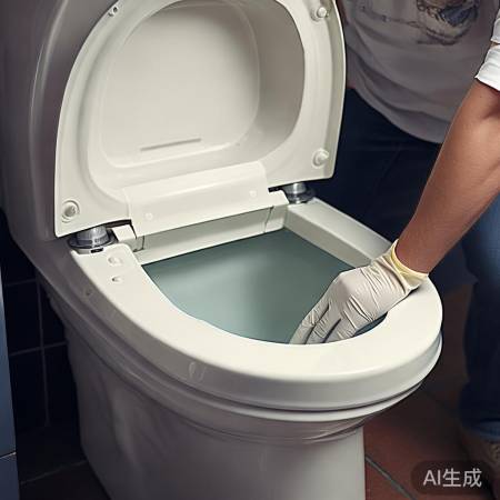 马桶喷水声大,检查零件松损