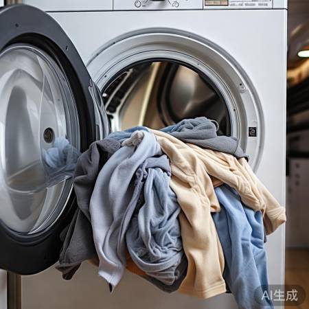 洗衣太满,甩干效果差