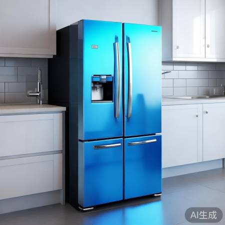 渐变蓝冰箱受年轻人追捧