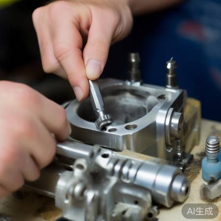 拆解阀门,轻撬盖子