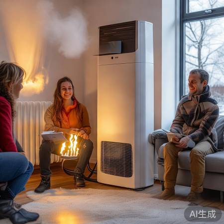 美的空气能采暖省一半费