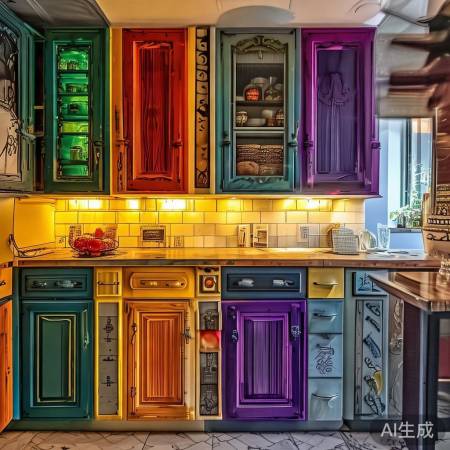 个性化定制厨房，彰显主人品味。