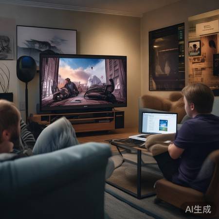 电视音质饱满，笔记本音质清晰