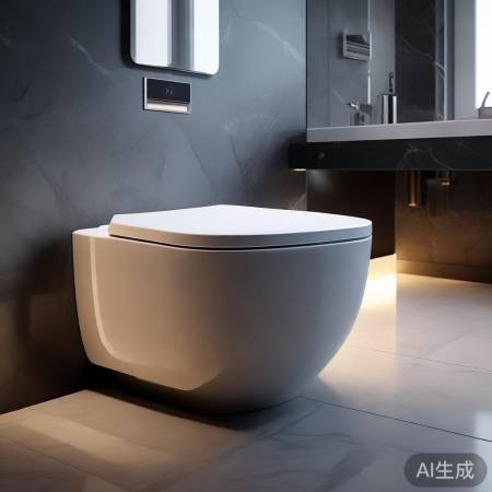 智能墙排马桶，时尚便捷