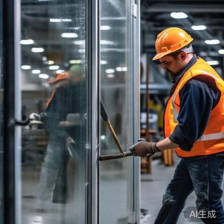 小区防盗门玻璃门拆装教程