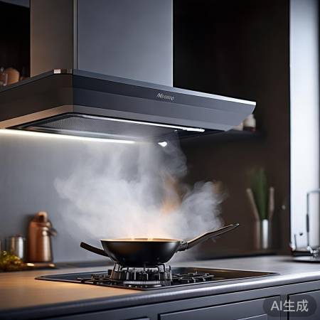 美的油烟机:吸烟快,静音好