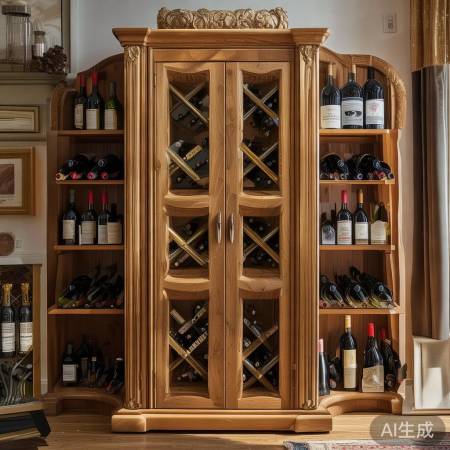 热门白橡木红酒柜