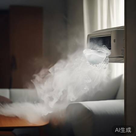 空调出风口放水降温