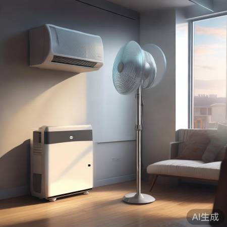 空调风扇，关窗省电滤网清