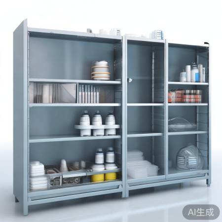 消毒柜分层摆放,留空循环