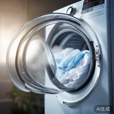 脱水转速高，洗衣快干爽。