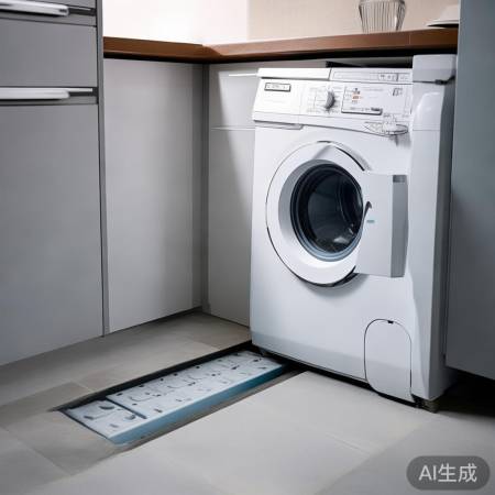 洗衣机旁防溢水，生活更舒心