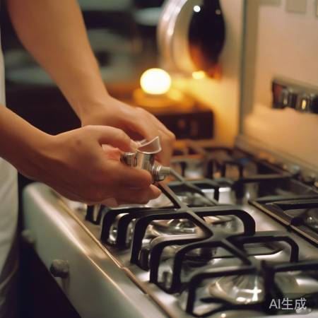 检查燃气阀门是否开启