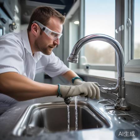 安装水阀，步骤简单