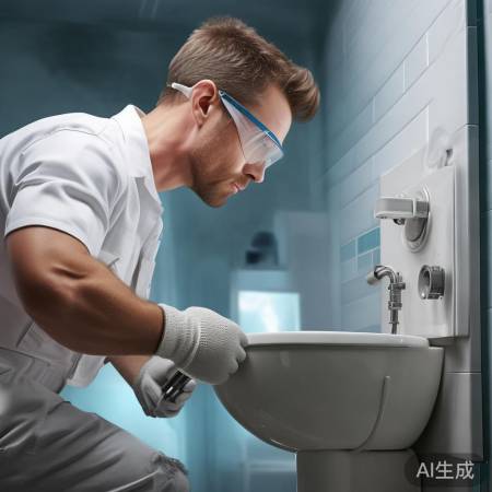 拆卸更换马桶按钮