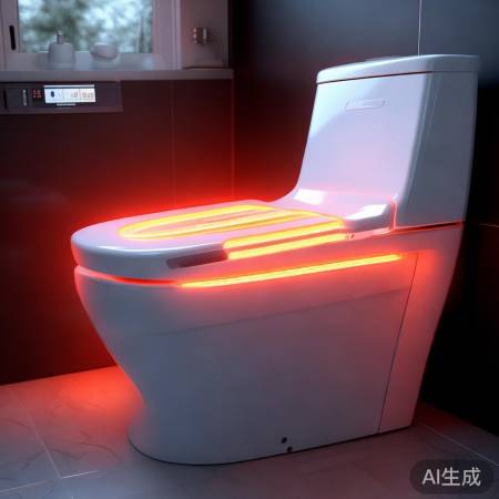 智能马桶开启制热