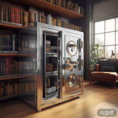银色保险柜，守护财富首选！