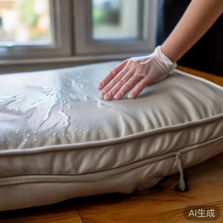 沙发套洗后轻按晾干