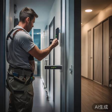 “小区指纹锁，专业师傅解忧”