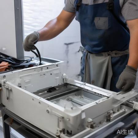 消毒柜清洗后重新组装并晾干