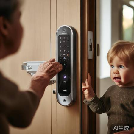 智能锁方便老人孩子使用