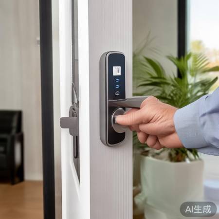 指纹锁，一按门开