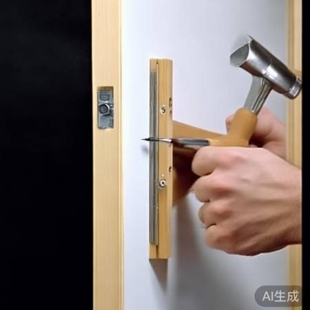 门框锁扣盒安装位置