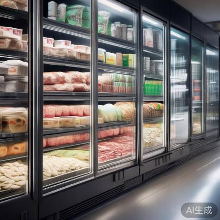 “中层放半成品,下层储海鲜熟食