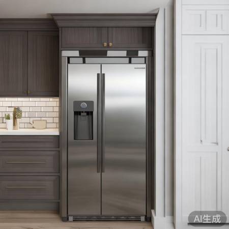 高柜下冰箱,空间利用美观