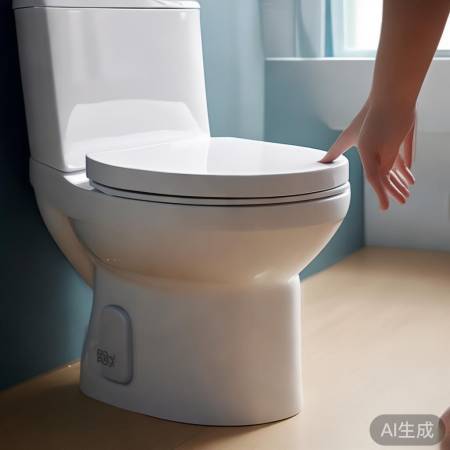 智能马桶无线按钮冲水体验，轻松享受舒适如厕时光