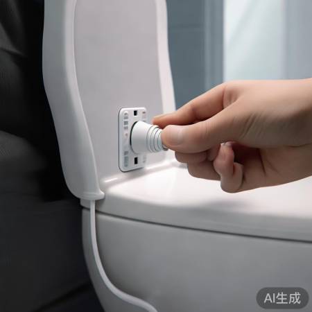 “连接电源,安全第一”