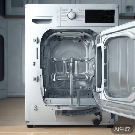 组装洗衣机，部件到位，电源插上