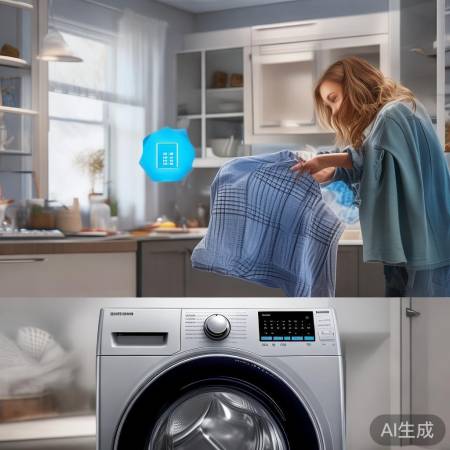 洗衣机:洗净+智能预约+除菌