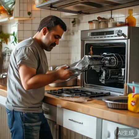 更换集成灶配件不复杂,安全第一