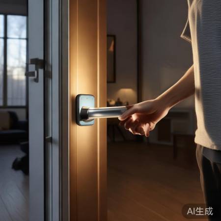 指纹锁连接无线教程：璐兴指纹锁一键配网方法