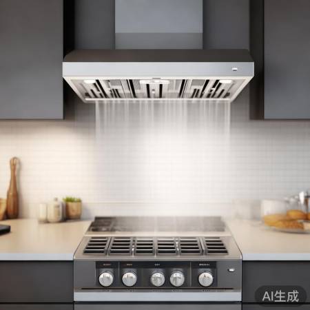 CAD抽油烟机平面图解析：家用厨房装修必备指南