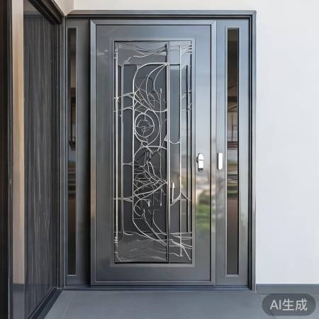 防盗门:家居门面艺术品