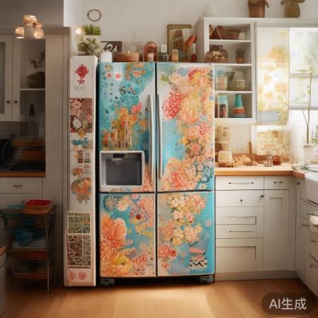 冰箱装饰，舒适时尚